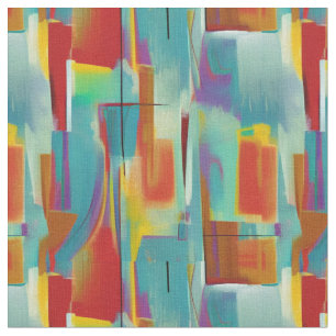 Mid Century Abstract Fabric