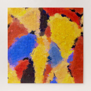 Mid Century Abstract Jigsaw Puzzle