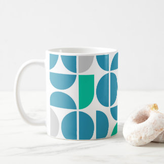 Mid Century Aquatic Tiles Coffee Mug