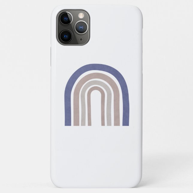 Mid Century Arches - Blue and Beige Case-Mate iPhone Case (Back)