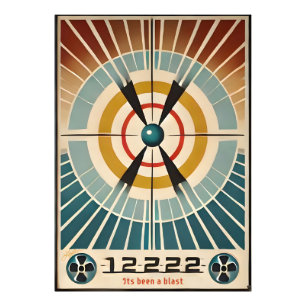 Mid Century Atomic Age Art Its Been A Blast Photo Print