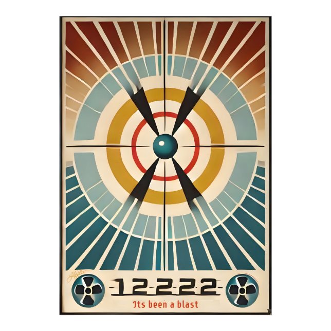 Mid Century Atomic Age Art Its Been A Blast Photo Print (Front)