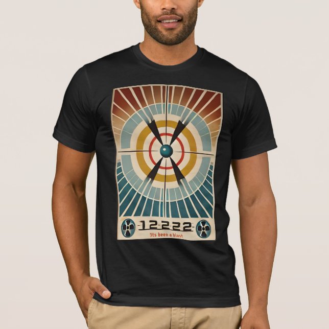 Mid Century Atomic Age Art Its Been A Blast T-Shirt (Front)