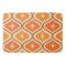 Mid Century Atomic Starbursts on Orange  Ogee 