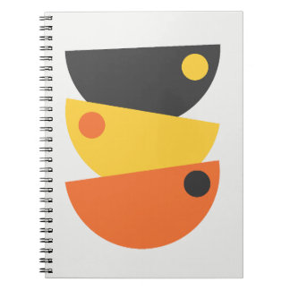 Mid-Century Balancing Bowls Notebook