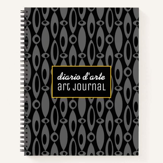Mid Century Beads Notebook (Front)