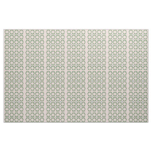 Mid century blush pink, sage green patterned  fabric