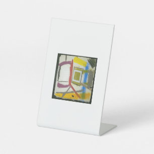 Mid-Century Box Abstract Jeff Hankamer Artjunkhaus Pedestal Sign