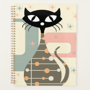 Mid Century Cat Mid-Century Modern Planner