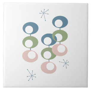 Mid Century  Ceramic Tile