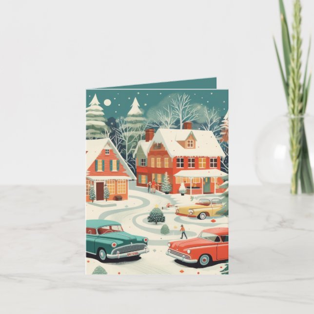 Mid Century Christmas Card (Front)