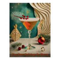 Mid Century Christmas Cocktail Party Happy Hour