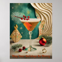 Mid Century Christmas Cocktail Party Happy Hour