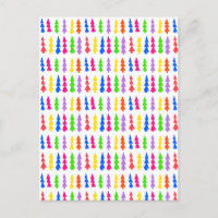 Mid Century Christmas Trees Multi Colour