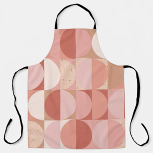 Mid-Century Circles: Modern Geometric Pattern. Apron