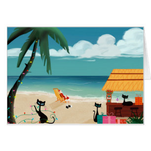 Mid-Century Design - Kittens and Santa