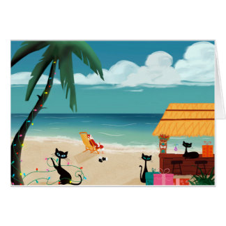 Mid-Century Design - Kittens and Santa