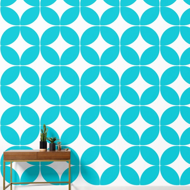 Mid Century Diamond Star Wallpaper (Hallway)