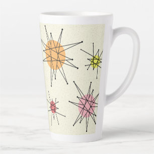 Mid Century Franciscan Starburst 7 Latte Mug