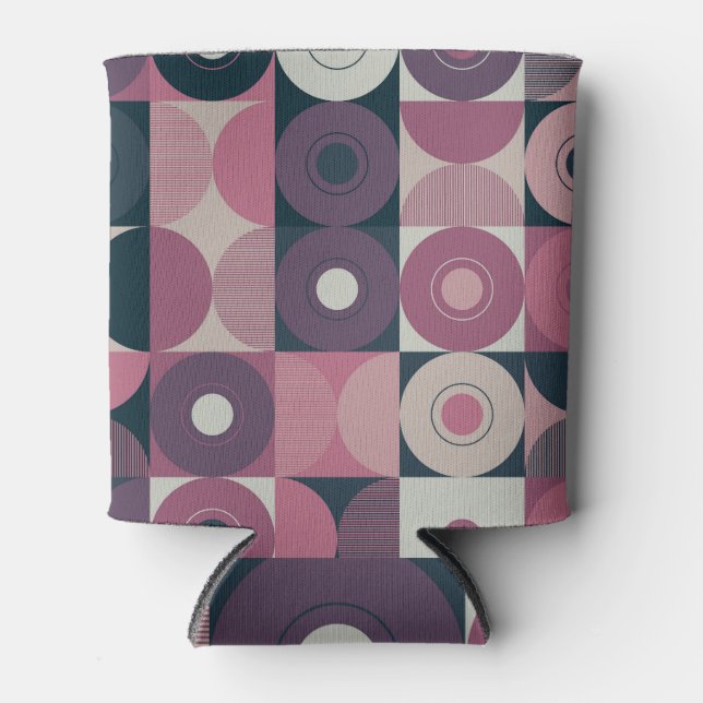 Mid-century geometric: abstract colourful pattern can cooler (Front)