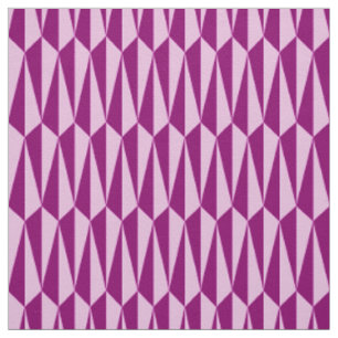 Mid-Century geometric, plum and orchid Fabric