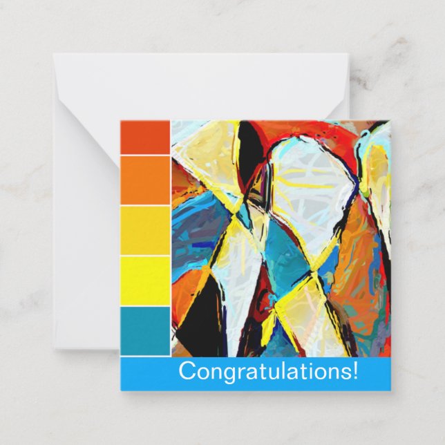 Mid Century Graffiti Card (Front)