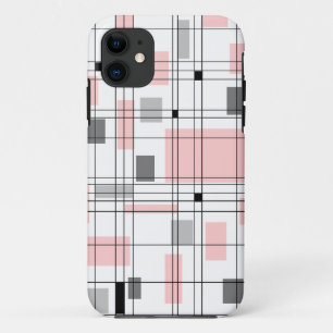 Mid Century Grid iPhone 11 Case
