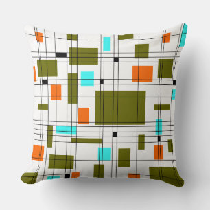 Mid Century Grid Cushion