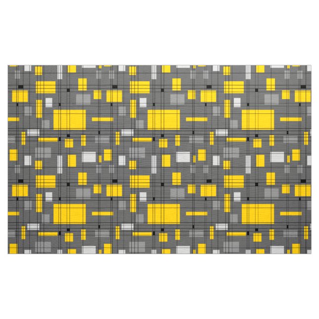Mid Century Grid Fabric (Yard)