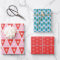 Mid-Century Holiday Wrapping Paper Sheets