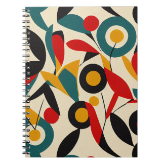 Mid century inspired notebook
