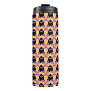 Mid-Century Inspired Tile Pattern Thermal Tumbler