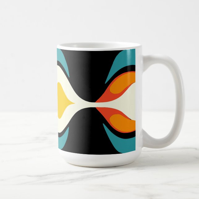 Mid-Century Inspired totem Coffee Mug (Right)