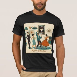 Mid Century Its Atomic Martini Time Cocktail Party T-Shirt