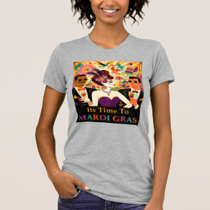 Mid Century Mardi Gras Cocktail Party T-Shirt