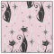 Mid Century Meow Retro Atomic Cats on Cool Pink
