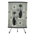 Mid Century Meow Retro Atomic Cats on Grey