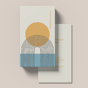 Mid century minimal arch II Business Card