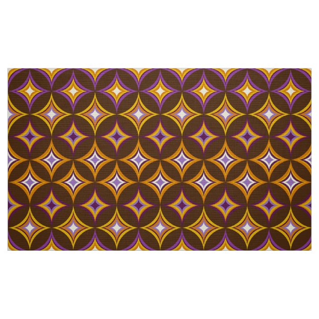 Mid century mod 60s 70s retro fabric (Fat Quarter)