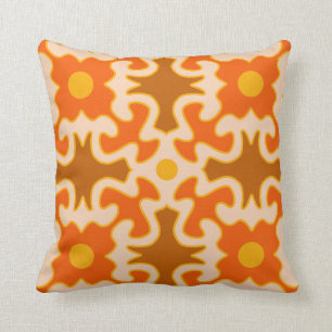 Mid - century Mod 60s 70s style decor pillow