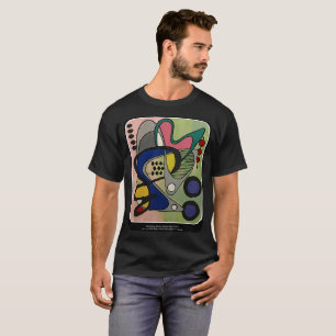 'Mid-Century Mod Abstract, Astro Picnic' painting T-Shirt