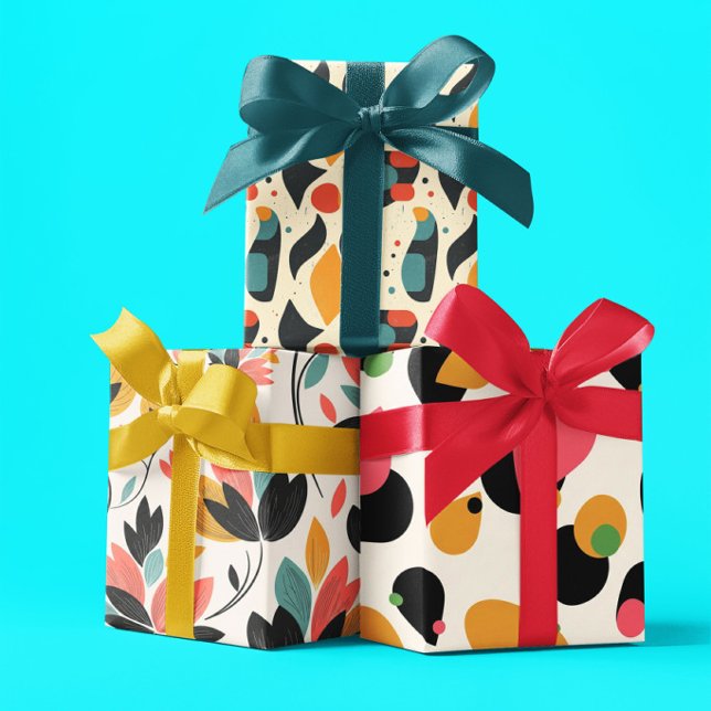 Mid Century Mod  Wrapping Paper Sheet (Creator Uploaded)