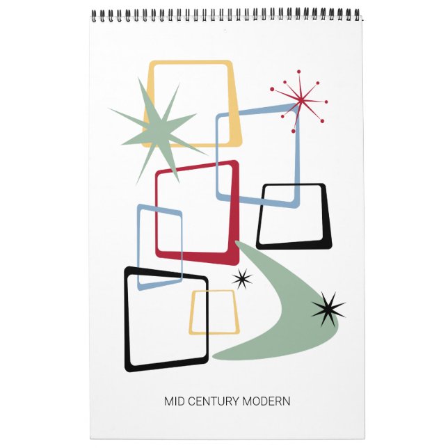 Mid Century Modern #3 Original Art Retro Calendar (Cover)