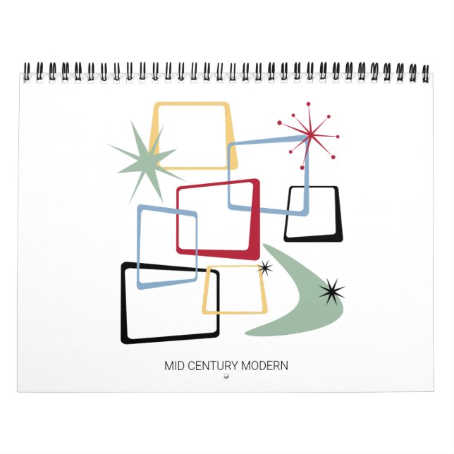 Mid Century Modern #3 Original Retro Art Calendar (Cover)