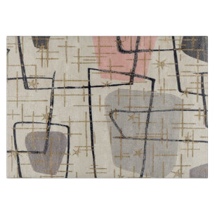Mid Century Modern Abstract Cutting Board