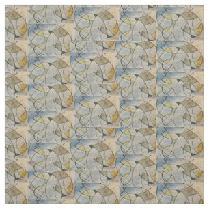 Mid-Century Modern Abstract Fabric Green