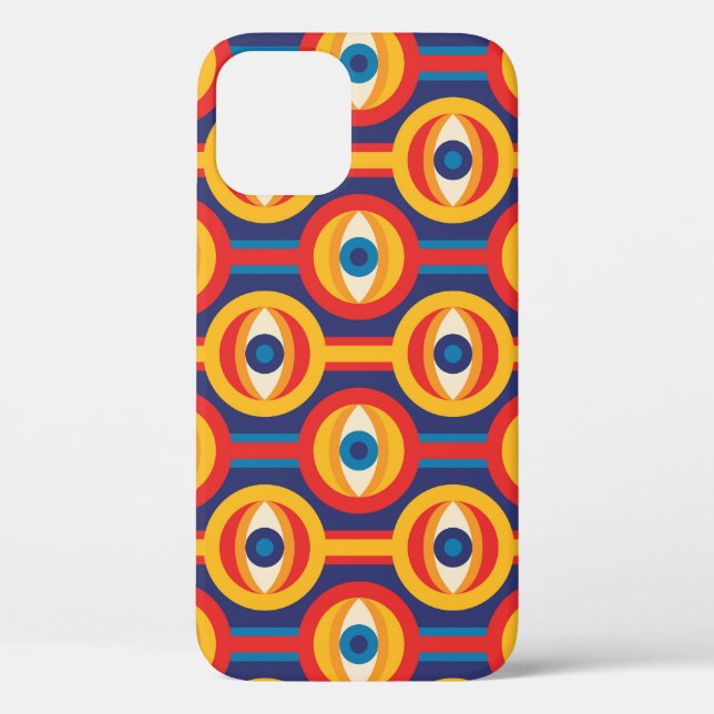 Mid-century modern: abstract geometric. Case-Mate iPhone case (Back)