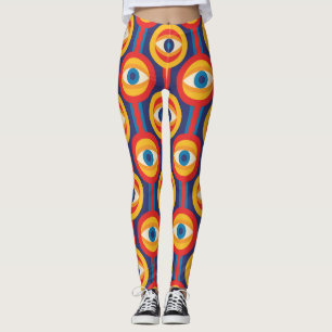 Mid-century modern: abstract geometric. leggings