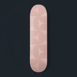 Mid Century Modern Abstract Pattern Blush Pink Skateboard<br><div class="desc">Retro mid century modern pattern – abstract geometric shapes – minimalist pattern in blush pink / peach.</div>