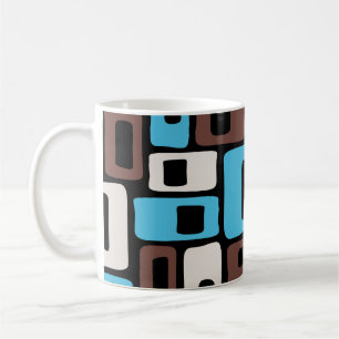 Mid Century Modern Abstract Pattern Coffee Mug